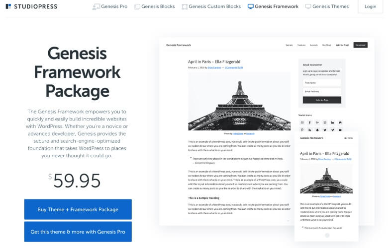 WordPressテーマ Genesis Framework