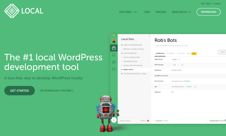 LocalでWordPressをローカル環境に構築